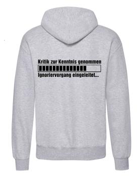 Preview: Kritik zur Kenntnis genommen